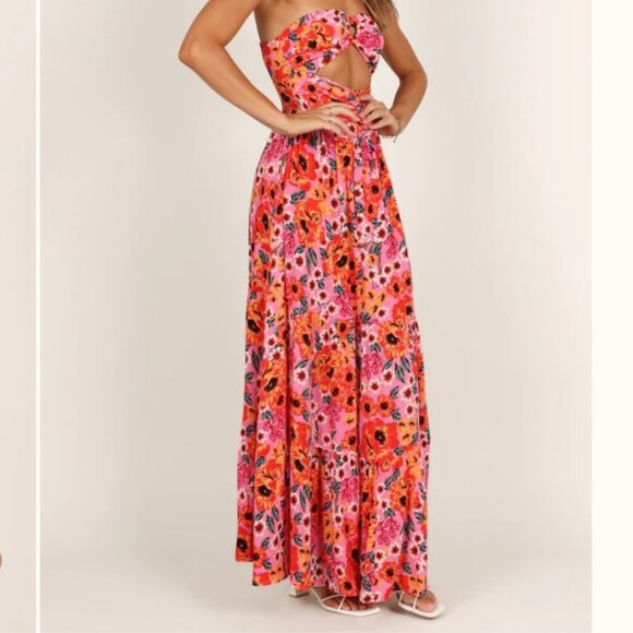 🌸 Petal + Pup “Sarai” Floral Maxi Dress | US 6 / AU 10 - Picture 1 of 14